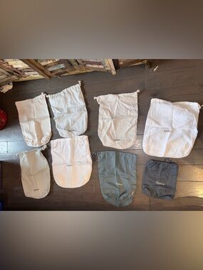 ♠️ Bundle of  8 Quince  Drawstring Storage Bags